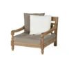 Exotan Loungestoel Tuin Kawang - Teak - Taupe - 98x103x80 -Tuinstoelen Winkel 1000089020