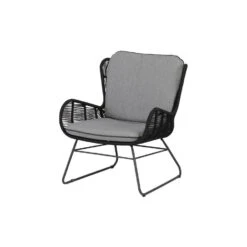 Exotan Loungestoel Outdoor Grace - Touw - Antraciet - Set Van 2
