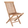 Giga Meubel Tuinstoel Teakhout - Naturel - 46x62x89cm - Stoel Toledo -Tuinstoelen Winkel 1000091189