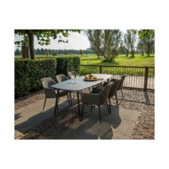 Exotan Tuinstoel Domino - Alumnium/Kunststof - Grijs - Set Van 2 -Tuinstoelen Winkel 1000092416 0102
