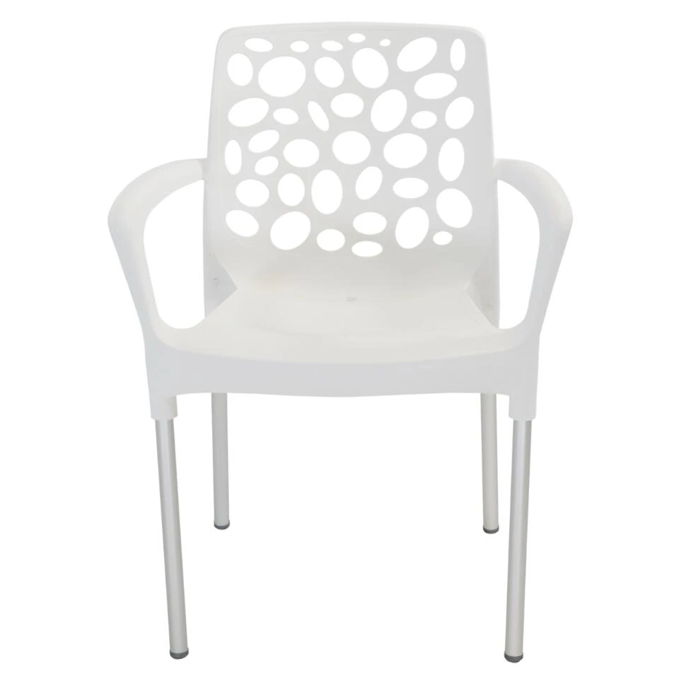 Bravo Stapelstoel Plastic - Kunststof - Wit 5 Bravo Stapelstoel Plastic - Kunststof - Wit - Afbeelding 3