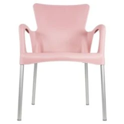 Bella Terrasstoel - Kunststof - Roze -Tuinstoelen Winkel 1000093885 0102