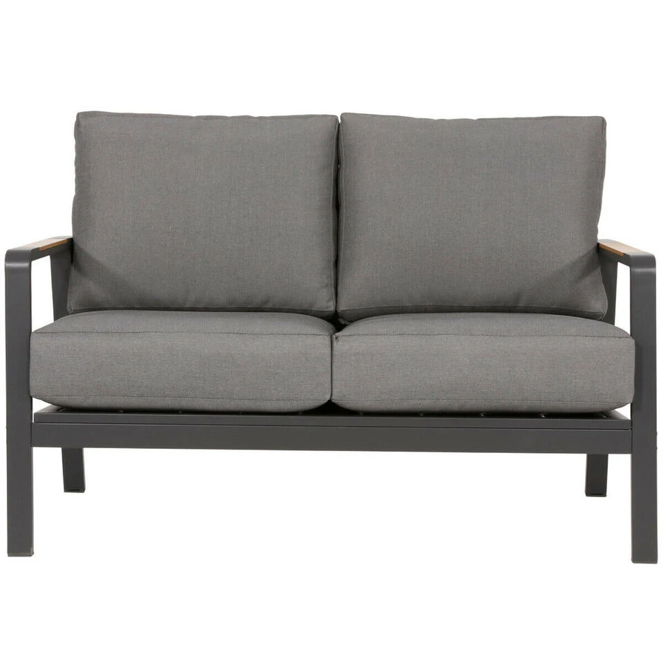 Loungebank Mai Tai - Stof - Grijs 4 Loungebank Mai Tai - Stof - Grijs - Afbeelding 2