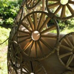 Flower Hangstoel Naturel - Wicker - Bruin 8 Flower Hangstoel Naturel - Wicker - Bruin -Tuinstoelen Winkel 1000094365 0103