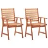 VidaXL Tuinstoelen 2 St Massief Acaciahout -Tuinstoelen Winkel 1914858677
