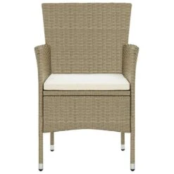 VidaXL Tuinstoelen 2 St Poly Rattan Beige -Tuinstoelen Winkel 301239f3a19a42ac9fa14fc7b36f7da3