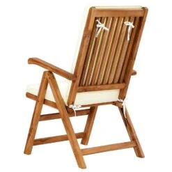 VidaXL Tuinstoelen 2 St Verstelbaar Met Kussens Massief Teakhout Crème -Tuinstoelen Winkel 443ab2fe52d6471988d629f798ed0b03