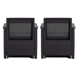 Keter Loungefauteuils Emma (2 Stuks) - Grijs -Tuinstoelen Winkel 50101073 0901