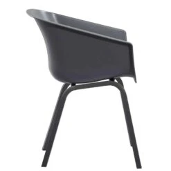 Hartman Kuipstoel Amalia - Antraciet - Aluminium Onderstel -Tuinstoelen Winkel 50101115 8000