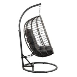 Hangstoel Lourdes - Antraciet - Ø105x190 Cm -Tuinstoelen Winkel 50105169 8000