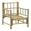 Loungestoel Tarifa Bamboe - Naturel - 82x66x75 Cm -Tuinstoelen Winkel 50109005