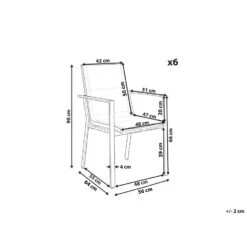 Beliani Tuinstoel BUSSETO - Zwart Aluminium -Tuinstoelen Winkel 551baac97a19409c96aa269ccaa9f0c5