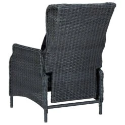 VidaXL Tuinstoel Verstelbaar Met Kussens Poly Rattan Donkergrijs 9 VidaXL Tuinstoel Verstelbaar Met Kussens Poly Rattan Donkergrijs -Tuinstoelen Winkel 65b64613ef88464e8ef563065688f1eb