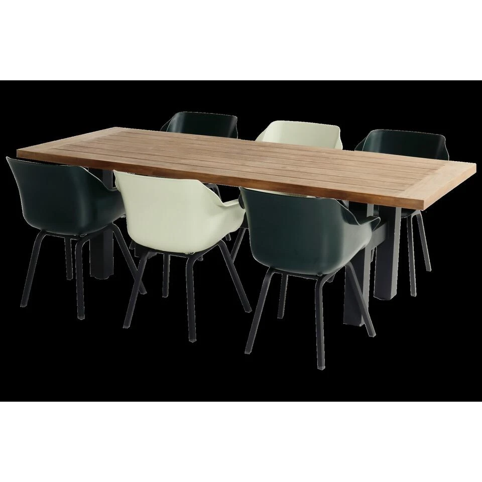 Hartman Sophie Studio Dining Armstoel - French Green - Set Van 2 5 Hartman Sophie Studio Dining Armstoel - French Green - Set Van 2 - Afbeelding 3