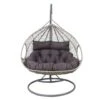 Hangstoel Close 2 Pers - Grijs -Tuinstoelen Winkel 81011516