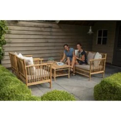 Exotan Bamboe Stoel - Bruin - 70x81x88 Cm -Tuinstoelen Winkel 81016960 0103