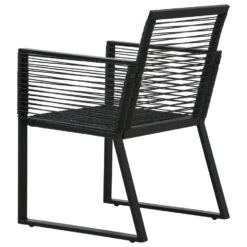 VidaXL Tuinstoelen 2 St PVC-rattan Zwart Overig -Tuinstoelen Winkel 9a0e9f31061f4aff9ca2b6ad51362acc
