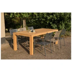 Exotan Tuinstoel Met Armleuning - Aluminium - Grijs - 85x56x53 -Tuinstoelen Winkel 9aa9344160944874b7503983af09c6a0