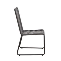 Tuinstoel Liza Touw Antraciet - 59,50x44x89 Cm - Touw - Grijs -Tuinstoelen Winkel 9ac55c1c39544f8b984a6346da170abe