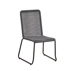 Tuinstoel Liza Touw Antraciet - 59,50x44x89 Cm - Touw - Grijs -Tuinstoelen Winkel a99a01e9512d442eb7be81ac63e9a0b8